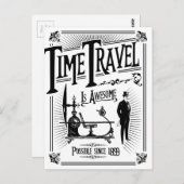 Tijdreizen is geweldige briefkaart (Voorkant / Achterkant)
