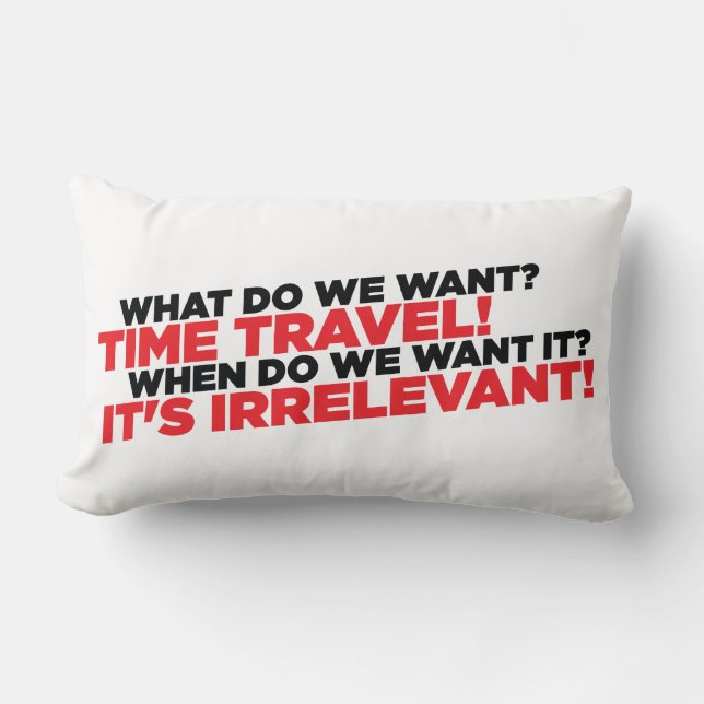 Tijdreizen Kussen (Voorkant)