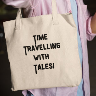 Tijdreizen met verhalen Cadeau voor geschiedenisle Tote Bag