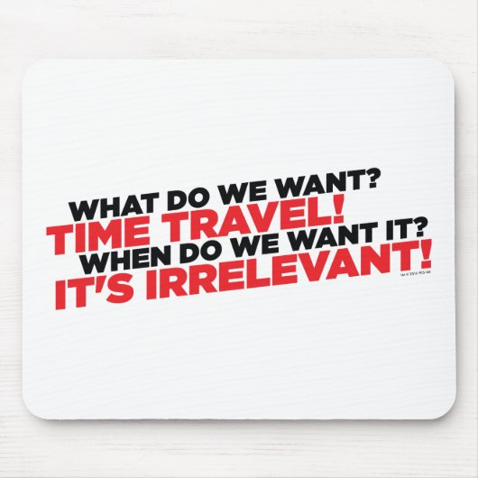 Tijdreizen Muismat (Voorkant)