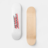 Tijdreizen Skateboard (Voorkant)