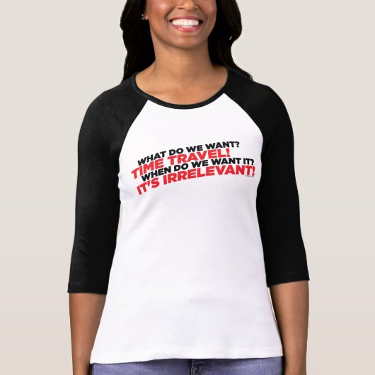 Tijdreizen T-shirt (Voorkant)