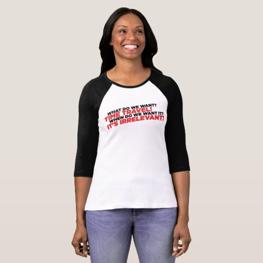 Tijdreizen T-shirt (Voorkant volledig)