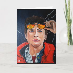 Tijdreiziger Schilderij van Alfred Fox Kaart