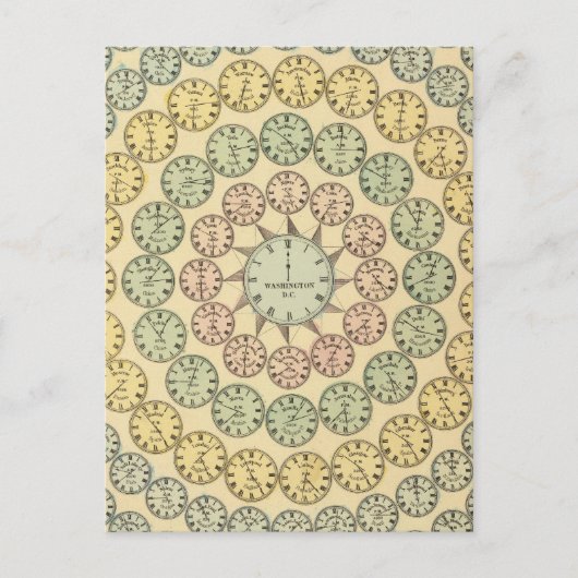 Tijdschema Briefkaart (Voorkant)