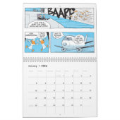 Tijdschema Cartoon Humor Kalender (Jan 2026)