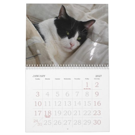 Tijdschema Kalender (Jan 2027)