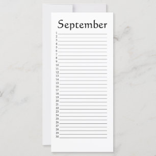 Tijdschema september Habakkuk 3:4