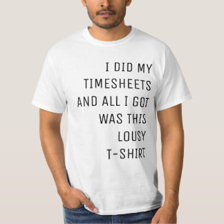 Tijdschema Shirt