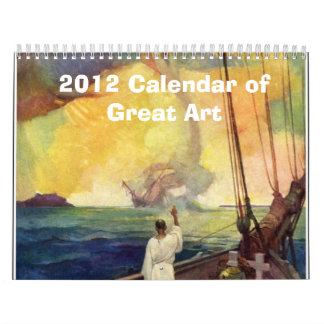 Tijdschema van 2012 voor de Grote Kunst Kalender