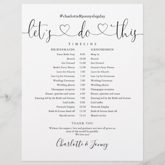 Tijdschema voor het bindprogramma voor zwart-wit e (Voorkant)