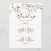 Tijdschema voor het bindweefselprogramma White Blo Programma (Voorkant)