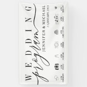 Tijdschema voor het programma Aangepaste Icons Wed Spandoek (Verticaal)