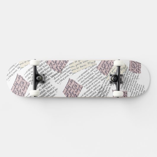 Tijdschrift Esthetisch – Retro Redactionele Stijl Skateboard (Horizontaal)