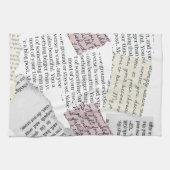 Tijdschrift Esthetisch – Retro Redactionele Stijl Theedoek (Horizontaal)