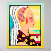 tijdschrift Hoesje Lady (Art Deco) Poster (Voorkant)