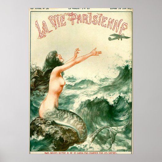 TIJDSCHRIFT LA VIE POSTER (Voorkant)