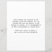 Tijdschrift Papier Ik ben Ik voel dat ik weet, roz (Achterkant)