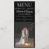 Tijdschrift Redactie Krant Foto's bruiloft Menu (Achterkant)