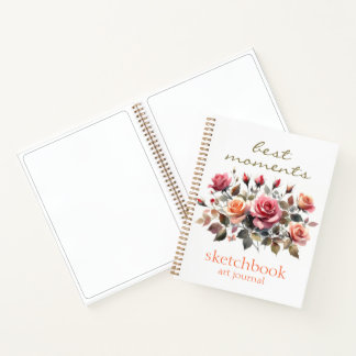 Tijdschrift The Best Moments Rozen VAR01 Notitieboek