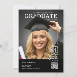 Tijdschriftcover Afstuderen Zwart Kaart