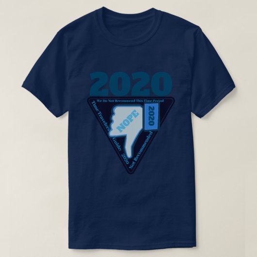 Tijdsgids voor 2020 t-shirt (Design voorkant)