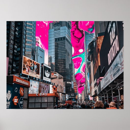 tijdskwadraat poster (Voorkant)