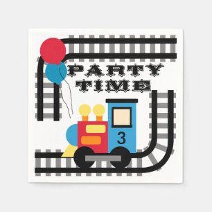 Tijdsrittcursus Birthday Paper Napkins toevoegen Servetten
