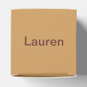 Tijdstip Thanksgiving van Turkije Aangepaste voord Bedankdoosjes (Bovenkant)