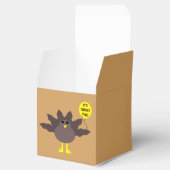 Tijdstip Thanksgiving van Turkije Aangepaste voord Bedankdoosjes (Geopend)