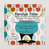Tijdstip van de Fondue! Kaart (Voorkant / Achterkant)
