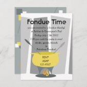 Tijdstip van de Fondue! Kaart (Voorkant / Achterkant)