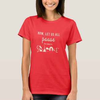 Tijdstip van de Wetenschap Red T-Shirt