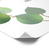 Tijdstip van het bruinkoolprogramma Eucalyptus Poster (Hoek)