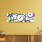 tijdstuk omwikkeld canvas afdruk (Insitu (Woonkamer))