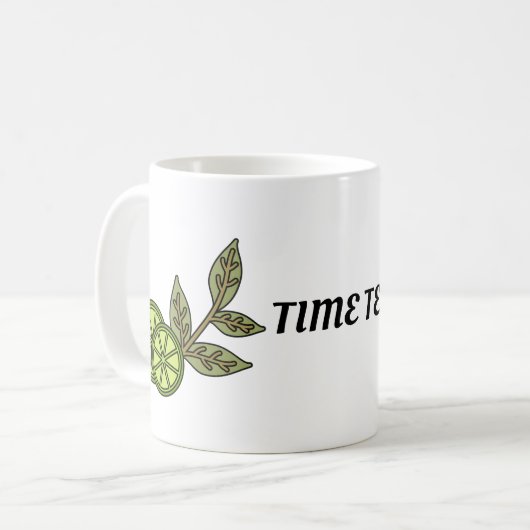 Tijdthee Koffiemok (Voorkant links)