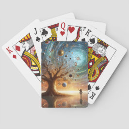 Tijdverzorgers' Grove Paper cup Pokerkaarten