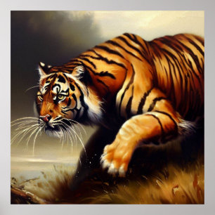 Tijger (11) Wilde kat Poster