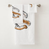 Tijger 2 bad handdoek (Insitu)