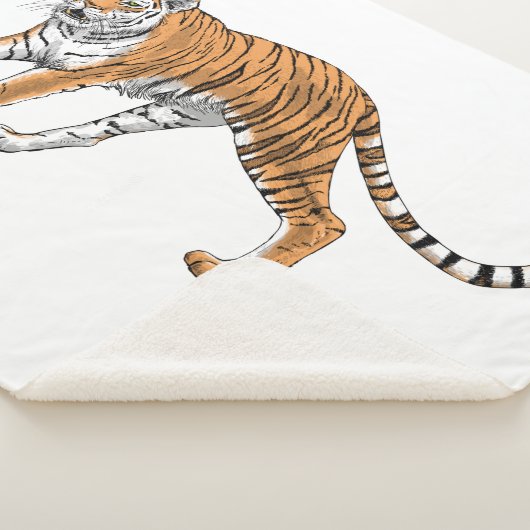 Tijger 2 sherpa deken (3/4)