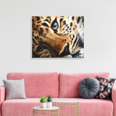 Tijger 3 - Gewikkeld Canvas Afdruk (Insitu (Woonkamer))