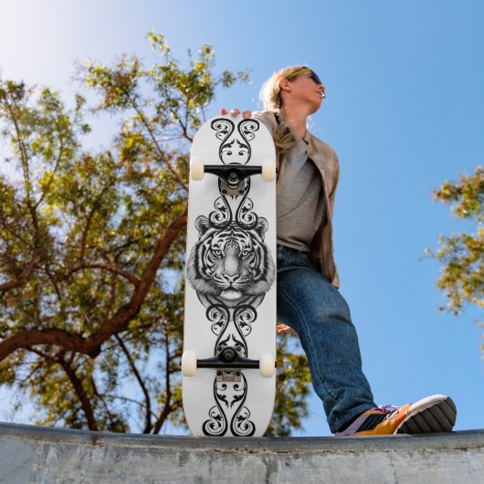Tijger Abstract Skateboard (Buiten 1)