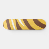 Tijger abstracte kunst skateboard (Horizontaal)