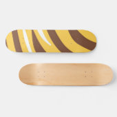 Tijger abstracte kunst skateboard (Horizontaal)