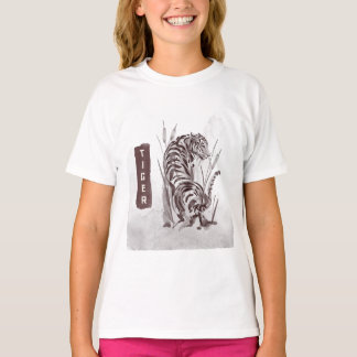 Tijger afbeelding t shirt