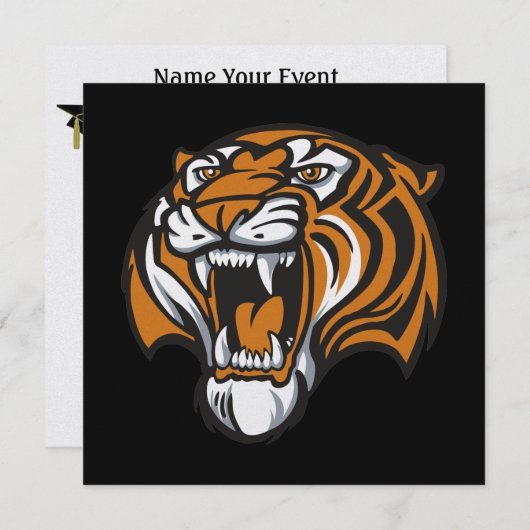 Tijger Afstuderen - SRF Kaart (Voorkant / Achterkant)