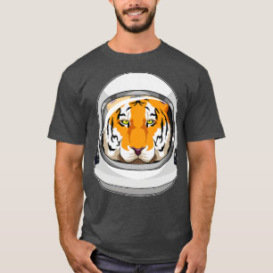 Tijger als astronaut met Helmet T-shirt