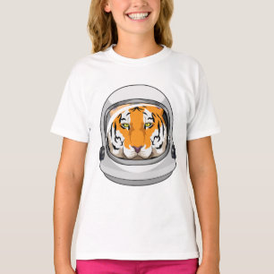 Tijger als astronaut met Helmet T-shirt