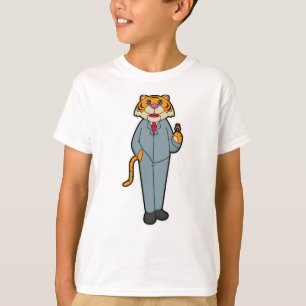 Tijger als Bruidegom met Trouwring T-shirt