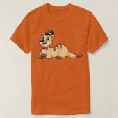 Tijger als gom met boog en cilinder t-shirt (Design voorkant)